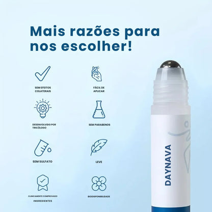 Daynava™ Roll-On para o Crescimento do Cabelo